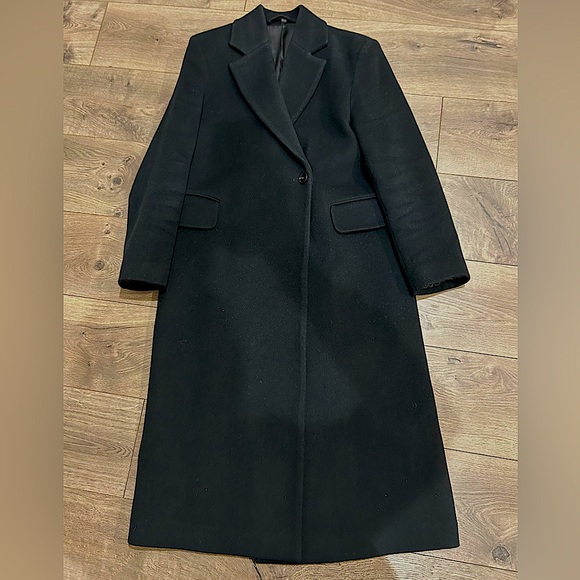 & Other Stories Relaxed Single breasted Wool Coat - Picture 4 of 6